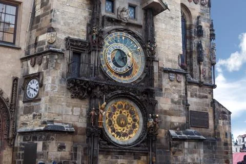 Astonomical Clock View Stock Photos