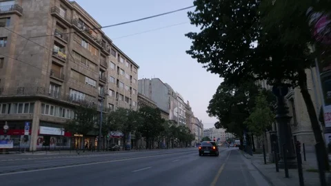 Astoria at Dawn, Budapest Stock Footage 91276211