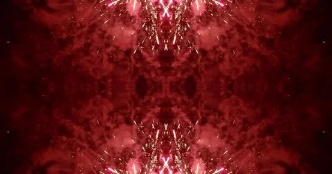 Astract firework footage in loopable slow motion Foto stock