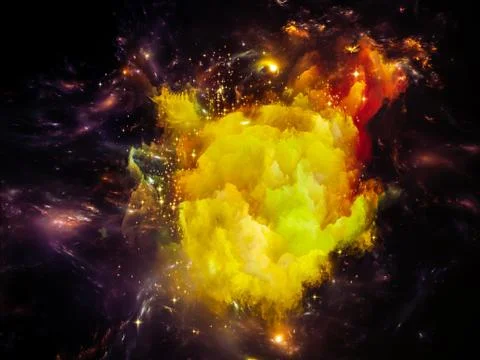 Astral Nebula Stock Illustration