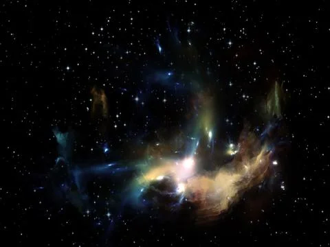 Astral Nebula Stock Illustration