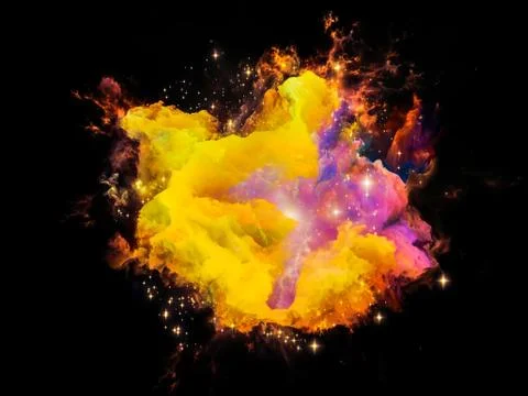 Astral Nebula Stock Illustration