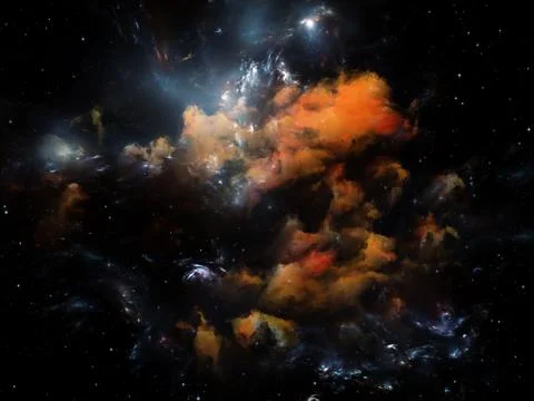 Astral Nebula Stock Illustration