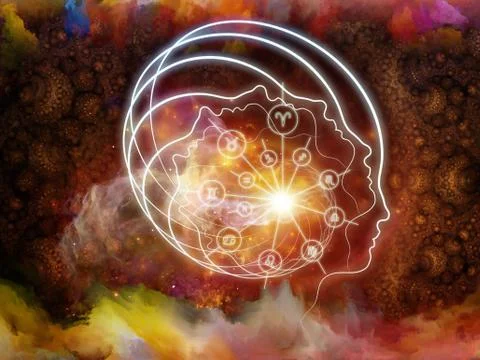 Astral Paradigms of Consciousness Stock-Illustration