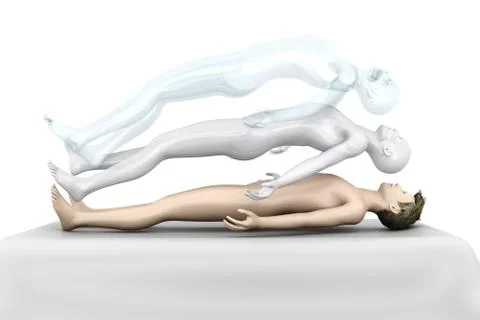 Astral Projection Stock Illustration