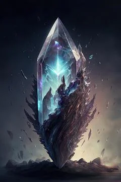 Astral shard Stock Illustration