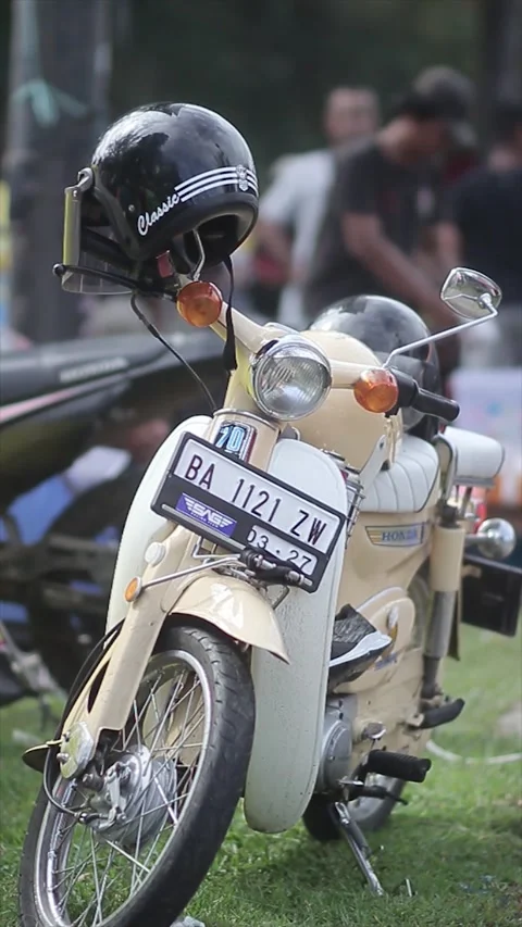 ASTREA BULAN MOTORCYCLE Stock Footage 221404352