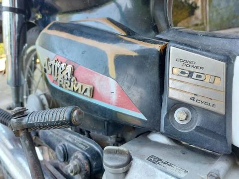 Astrea prima motorbike Stock Photos