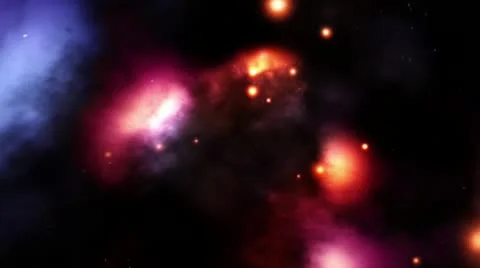 Astro Space in deep space Stock Footage 10823419