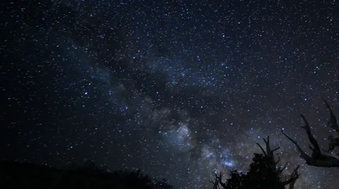 Astro Time Lapse of Milky Way & Ancient ... | Stock Video | Pond5