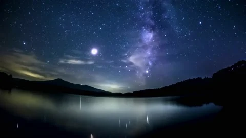 Astro Timelapse in Japan Stock Footage 135760292
