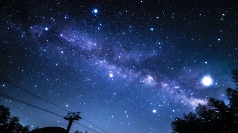 Astro Timelapse in Japan Stock Footage 135761202