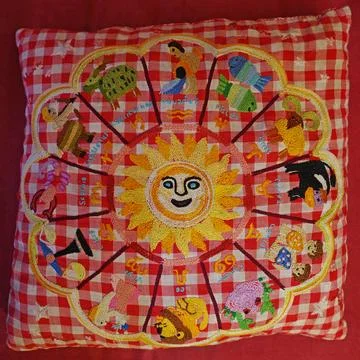 Astrological cushion Stock Photos