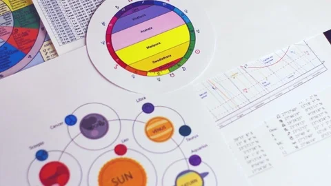 Astrological forecast Stock Footage 103196236