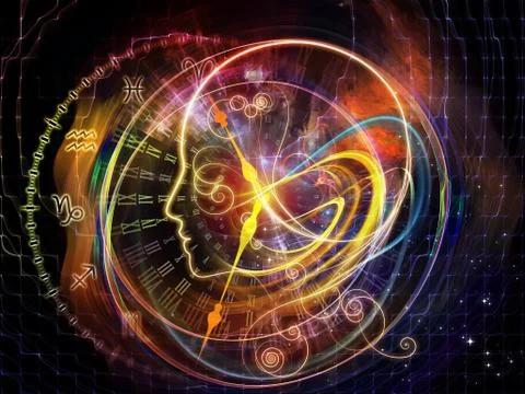 Astrological Profile Stock Illustration