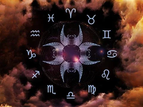 Astrology Backdrop Stock Illustration