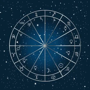 Astrology background Stock Illustration