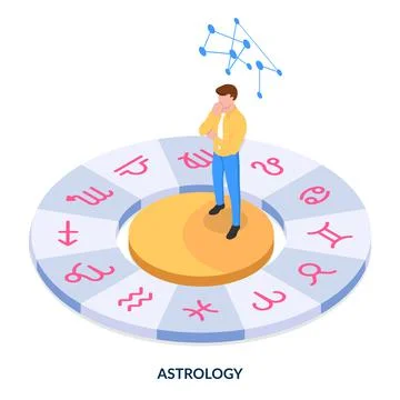 Astrology concept.  Stock Illustration