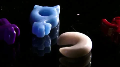 Astrology planets, colorful objects Stock Footage 10560639