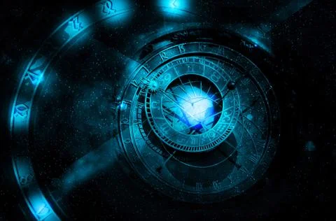 Astrology universe concept Stock Illustration