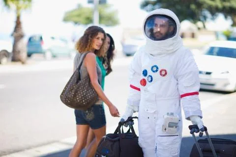Astronaut after work Fotos de archivo