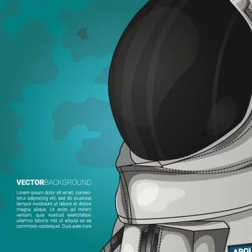Astronaut Background Stock-Illustration