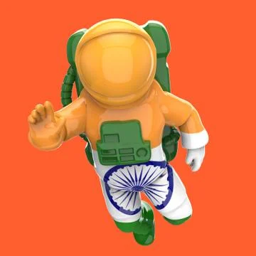 Astronaut concept - 3D Illustration Stock Illustration