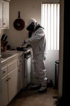 Astronaut Cooking Fotos de archivo