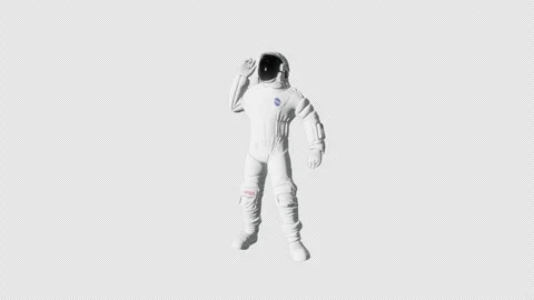 Astronaut Dance Stock Footage 246002004