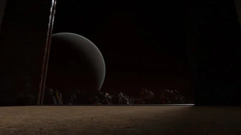 Astronaut at Door Stock Footage 148126808