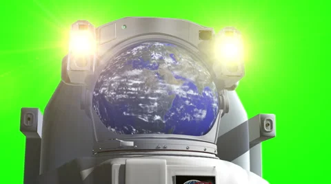 Astronaut Earth In Space Video stock 60005260