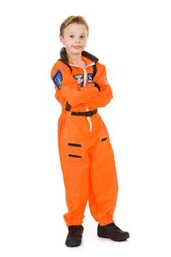 Astronaut: future astronaut standing Stock Photos