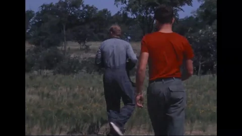 Astronaut getting ready for parasail training - 1968 Stock Footage 104331141