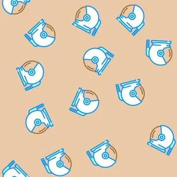 Astronaut helmet hat cap vector seamless pattern イラスト素材