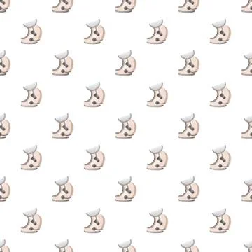 Astronaut helmet pattern Stock Illustration