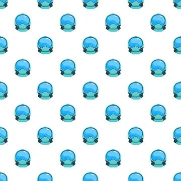 Astronaut helmet space uniform pattern background Illustrazione stock