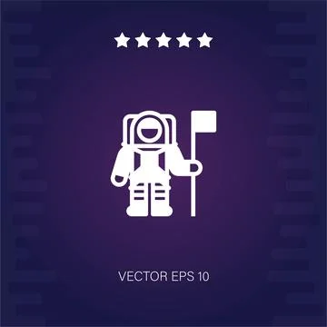 Astronaut  icon Stock Illustration