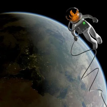 Astronaut Stock Illustration
