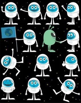 Astronaut Stock Illustration