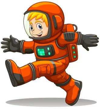 An astronaut Stock Illustration