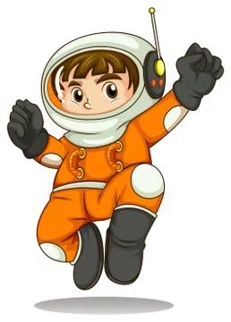 An astronaut Stock Illustration