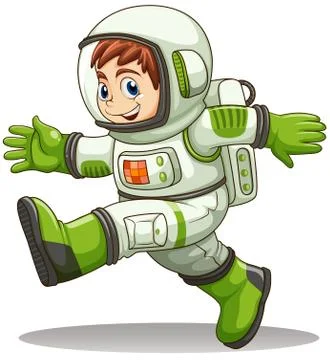 An astronaut Illustrazione stock