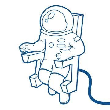 Astronaut Stock Illustration