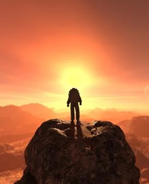 Astronaut Stock Illustration