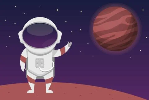 Astronaut Stock Illustration