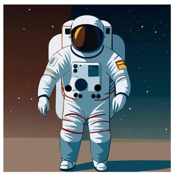 An astronaut Stock Illustration