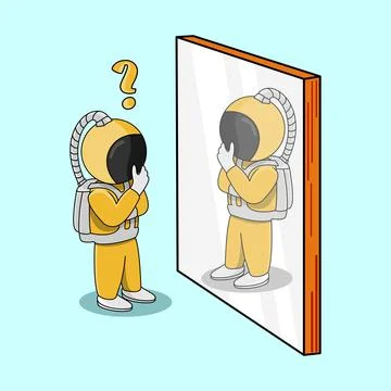 Astronaut Ilustration Vector Stock Illustration