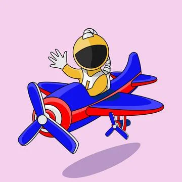 Astronaut Ilustration Vector Stock Illustration