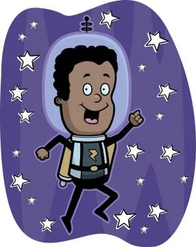 Astronaut Jet Pack Stock Illustration