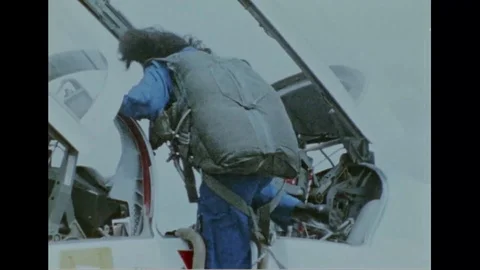 Astronaut Judith Resnik talks about her experience of space exploration - 1978 Stock Footage 104334503